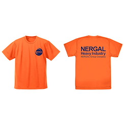 機動戰艦 (加大) The prince of darkness 尼爾加重工 吸汗快乾 橙色 T-Shirt The prince of darkness Nergal Heavy Industries Dry T-Shirt /ORANGE-XL【Martian Successor Nadesico】