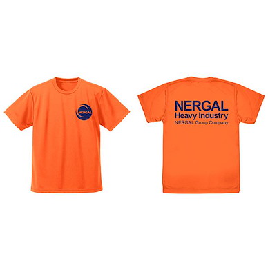 機動戰艦 (大碼) The prince of darkness 尼爾加重工 吸汗快乾 橙色 T-Shirt The prince of darkness Nergal Heavy Industries Dry T-Shirt /ORANGE-L【Martian Successor Nadesico】