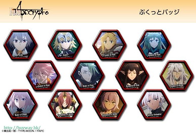 Fate系列 Fate/Apocrypha 收藏徽章 (12 個入) Pukutto Badge Collection (12 Pieces)【Fate Series】