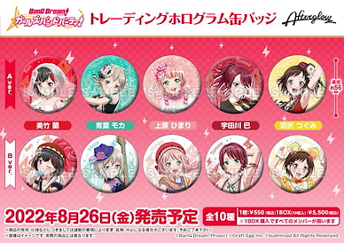 BanG Dream! Afterglow 收藏徽章 (10 個入) Hologram Can Badge Afterglow (10 Pieces)【BanG Dream!】