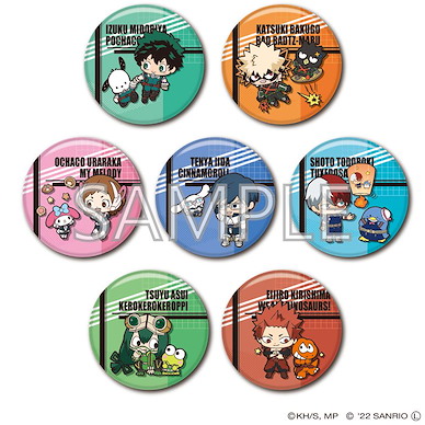 我的英雄學院 收藏徽章 B Sanrio 系列 1年A組 (7 個入) Sanrio Characters Can Badge B Class 1-A (7 Pieces)【My Hero Academia】