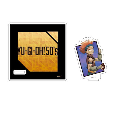 遊戲王 系列 「克羅」遊戲王5D's 轉身 Ver. 亞克力杯墊 + 企牌 Acrylic Coaster Stand Yu-Gi-Oh! 5D's 03 Furimuki Ver. Crow Hogan (Original Illustration)【Yu-Gi-Oh!】