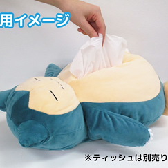 寵物小精靈系列 「卡比獸」紙巾盒套 Plush Tissue Cover PZ25 Snorlax【Pokémon Series】