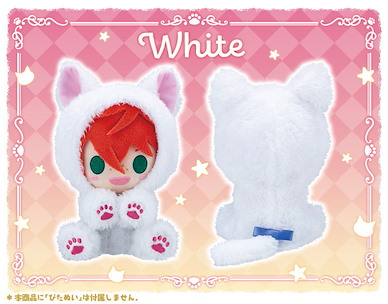 周邊配件 夾手公仔配件 白貓 外套 Pitanui mode Kigurumi Cat -White-【Boutique Accessories】