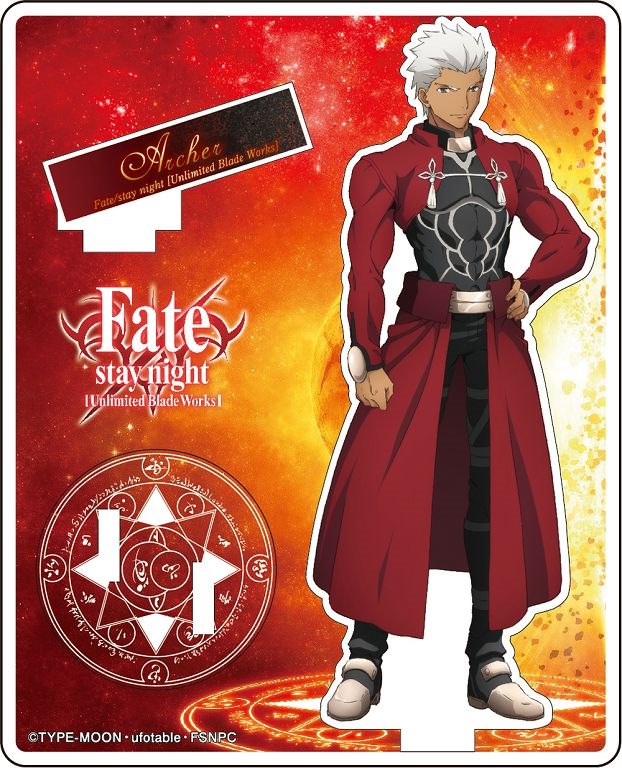 Fate系列 : 日版 「弓兵」(紅A) 角色企牌