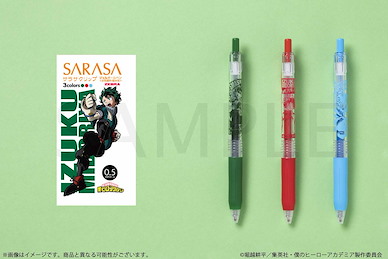 我的英雄學院 「綠谷出久」SARASA Clip 0.5mm 彩色原子筆 (3 個入) SARASA Clip Color Ballpoint Pen 3 Set Midoriya Izuku【My Hero Academia】