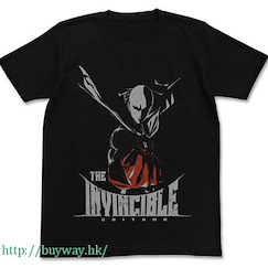 一拳超人 : 日版 (大碼)「埼玉 (禿頭披風俠)」黑色 T-Shirt