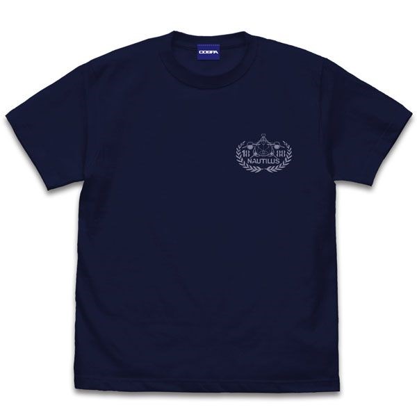 冒險少女娜汀亞 : 日版 (加大)「鸚鵡螺號」深藍色 T-Shirt