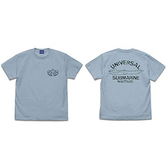 冒險少女娜汀亞 : 日版 (加大)「鸚鵡螺號」ACID BLUE T-Shirt