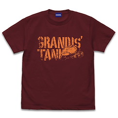 冒險少女娜汀亞 : 日版 (中碼) GRANDIS' TANK 酒紅色 T-Shirt