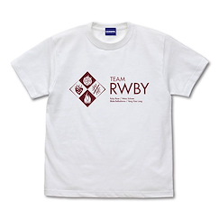 RWBY : 日版 (加大) 冰雪帝國 TEAM 白色 T-Shirt