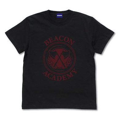 RWBY (加大) 冰雪帝國 BEACON ACADEMY 黑色 T-Shirt Ice Queendom Beacon Academy T-Shirt /BLACK-XL【RWBY】