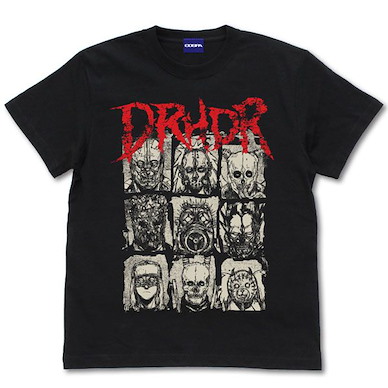 異獸魔都 (加大) 面具 黑色 T-Shirt T-Shirt /BLACK-XL【Dorohedoro】