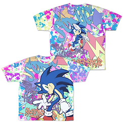 超音鼠 (細碼) 全彩 塗鴉 Ver. T-Shirt Double-sided Full Graphic T-Shirt Graffiti Ver./S【Sonic the Hedgehog】
