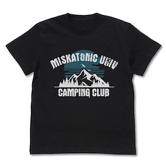 克蘇魯神話 : 日版 (中碼) MISKATONIC UNIV 黑色 T-Shirt