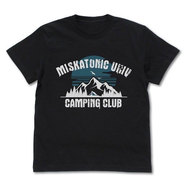 克蘇魯神話 : 日版 (大碼) MISKATONIC UNIV 黑色 T-Shirt