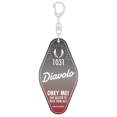 Obey Me！ 「迪亞波羅」名字 亞克力匙扣 Acrylic Key Chain Diavolo【Obey Me!】
