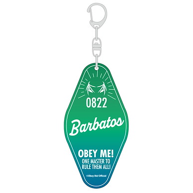 Obey Me！ 「巴巴托司」名字 亞克力匙扣 Acrylic Key Chain Barbatos【Obey Me!】
