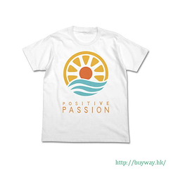 偶像大師 灰姑娘女孩 : 日版 (細碼)「Positive Passion」白色 T-Shirt
