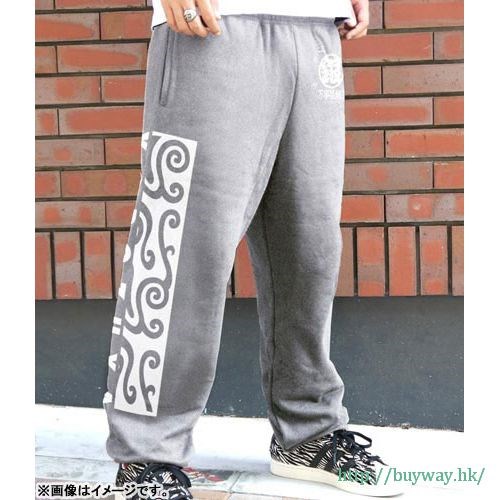 銀魂 : 日版 (加大)「銀」灰色 運動褲