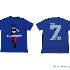 龍珠 : 日版 (加大)「孫悟空」第7宇宙代表 寶藍色 T-Shirt