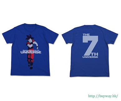 龍珠 (加大)「孫悟空」第7宇宙代表 寶藍色 T-Shirt Dai-7 Uchuu Daihyou Goku T-Shirt / ROYAL BLUE-XL【Dragon Ball】