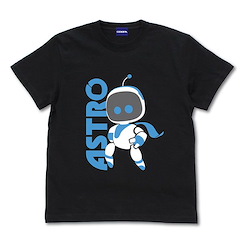 太空機器人遊戲間 (加大)「ASTRO」黑色 T-Shirt ASTRO T-Shirt /BLACK-XL【Astro's Playroom】