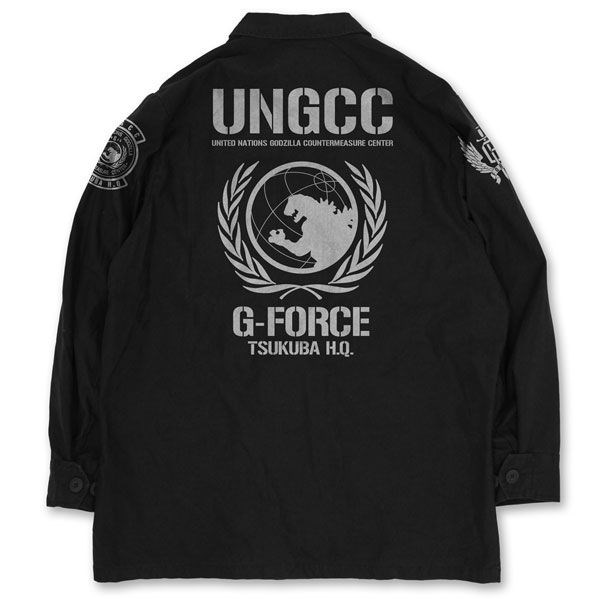 哥斯拉系列 : 日版 (大碼) UNGCC 黑色 外套