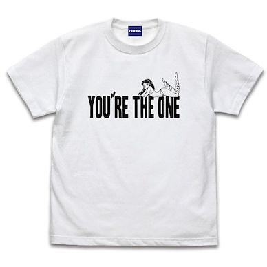 山T女福星 (大碼)「阿琳」YOU'RE THE ONE 白色 T-Shirt Anime ver. Lum T-Shirt /WHITE-L【Urusei Yatsura】