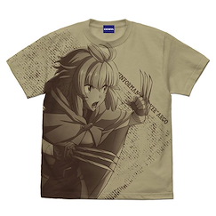 刀劍神域系列 : 日版 (細碼)「阿爾戈」陰沉薄暮的詼諧曲 SAO第5層Ver. 深卡其色 T-Shirt