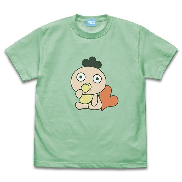 天使降臨到我身邊！ : 日版 (加大)「鬍子郎」嬰兒 劇場版 珍貴的朋友 蜜瓜綠 T-Shirt