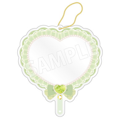 周邊配件 Pic Clear 心形亞克力框架 陽光薄荷 Pic Clear Acrylic Frame Heart Uchiwa Ver. Milky Sunny Mint【Boutique Accessories】