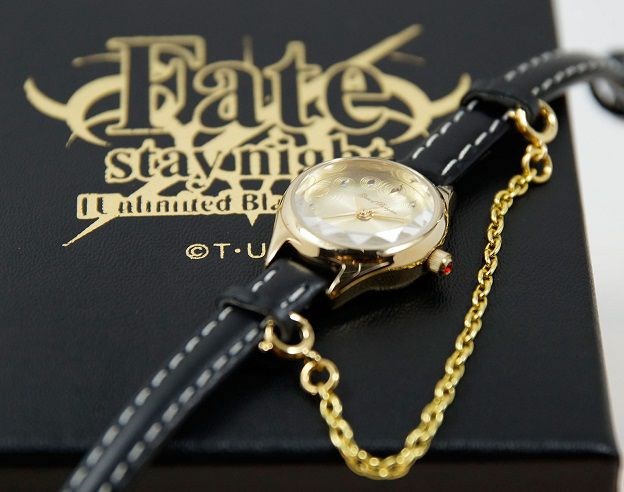 Fate系列 : 日版 「弓兵」吉爾伽美什 金閃閃 手錶