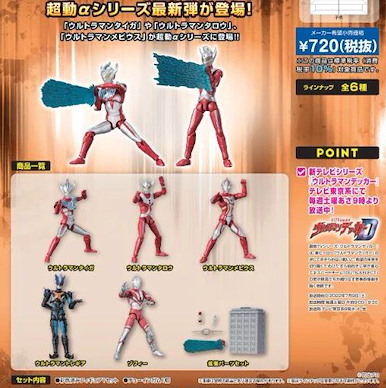 超人系列 超動α 超人食玩 5 (10 個入) Choudou Alpha Ultraman 5 (10 Pieces)【Ultraman Series】
