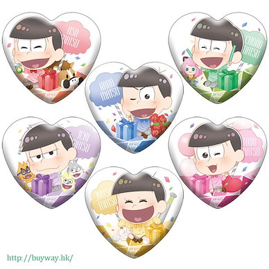 阿松 心形收藏徽章 (6 個入) Character Badge Collection Parfait Party (6 Pieces)【Osomatsu-kun】
