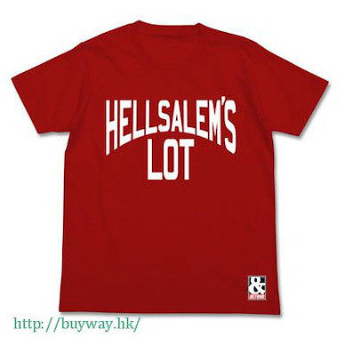 血界戰線 (大碼)「Hellsalem's Lot」紅色 T-Shirt Hellsalem's Lot & BEYOND T-Shirt / RED-L【Blood Blockade Battlefront】