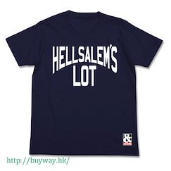 血界戰線 (中碼)「Hellsalem's Lot」深藍色 T-Shirt Hellsalem's Lot & BEYOND T-Shirt / NAVY-M【Blood Blockade Battlefront】