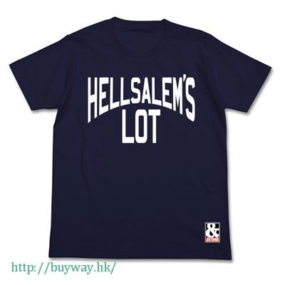血界戰線 : 日版 (細碼)「Hellsalem's Lot」深藍色 T-Shirt