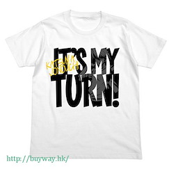 遊戲王 系列 (大碼)「城之内克也」白色 T-Shirt Jounouchi no Turn T-Shirt / WHITE-L【Yu-Gi-Oh!】