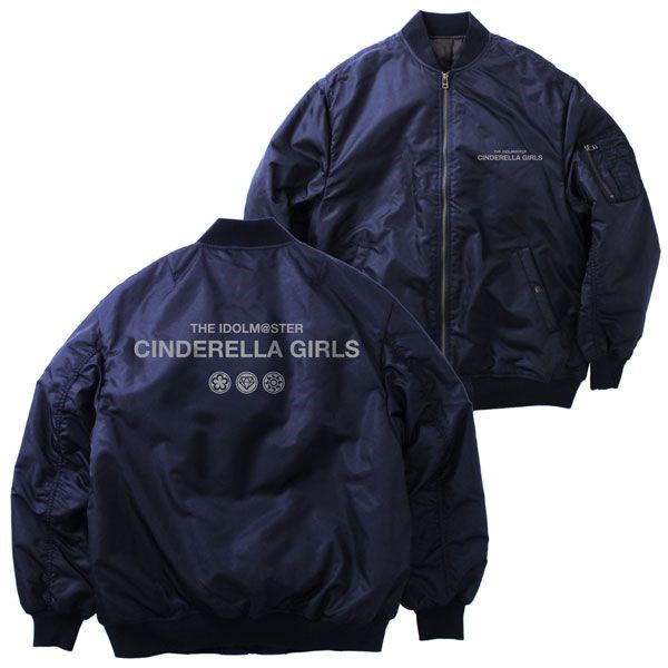 偶像大師 灰姑娘女孩 : 日版 (中碼) MA-1 深藍色 外套