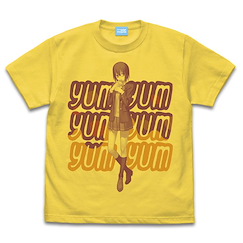 月姬 : 日版 (大碼)「希耶爾」咖哩包YUMYUM 黃色 T-Shirt
