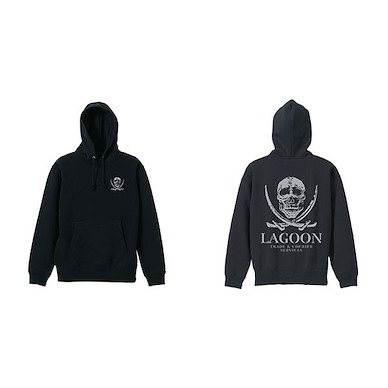 黑礁 (中碼) 黑礁商會 黑色 連帽衫 Lagoon Company Pullover Hoodie /BLACK-M【Black Lagoon】