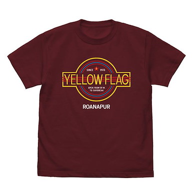 黑礁 (大碼) YELLOW FLAG 酒紅色 T-Shirt Yellow Flag T-Shirt /BURGUNDY-L【Black Lagoon】