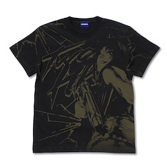 黑礁 (加大)「萊薇」黑色 T-Shirt Revy All Print T-Shirt /BLACK-XL【Black Lagoon】