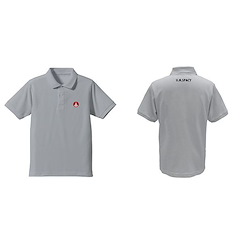 超時空要塞 (細碼) 統合軍 刺繡 灰色 Polo Shirt The Super Dimension Fortress Macross Unified Combat Embroidery Polo Shirt /GRAY-S【Macross】