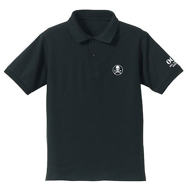 超時空要塞 (中碼)「福卡」刺繡 黑色 Polo Shirt The Super Dimension Fortress Macross Roy Focker Embroidery Polo Shirt /BLACK-M【Macross】
