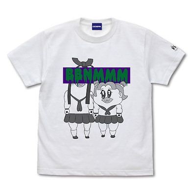 Pop Team Epic (大碼) BBNMMM 白色 T-Shirt Bobunemimimmi T-Shirt /WHITE-L【Pop Team Epic】
