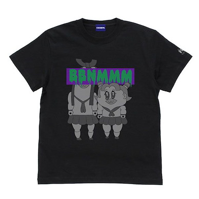Pop Team Epic (大碼) BBNMMM 黑色 T-Shirt Bobunemimimmi T-Shirt /BLACK-L【Pop Team Epic】