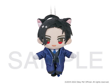 Obey Me！ 「路西法」 黒猫執事喫茶 公仔掛飾 Black Cat Butler Cafe Plush Lucifer【Obey Me!】