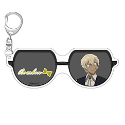 名偵探柯南 「波本」眼鏡型 亞克力匙扣 Glasses Acrylic Key Chain Vol. 3 Bourbon【Detective Conan】